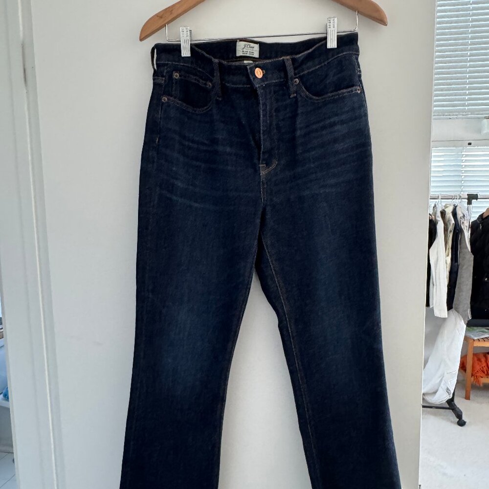 J Crew Womens Blue Jeans Size 29 Dark Wash